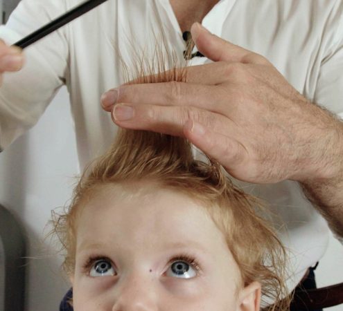 Kinder Haare schneiden Odelia